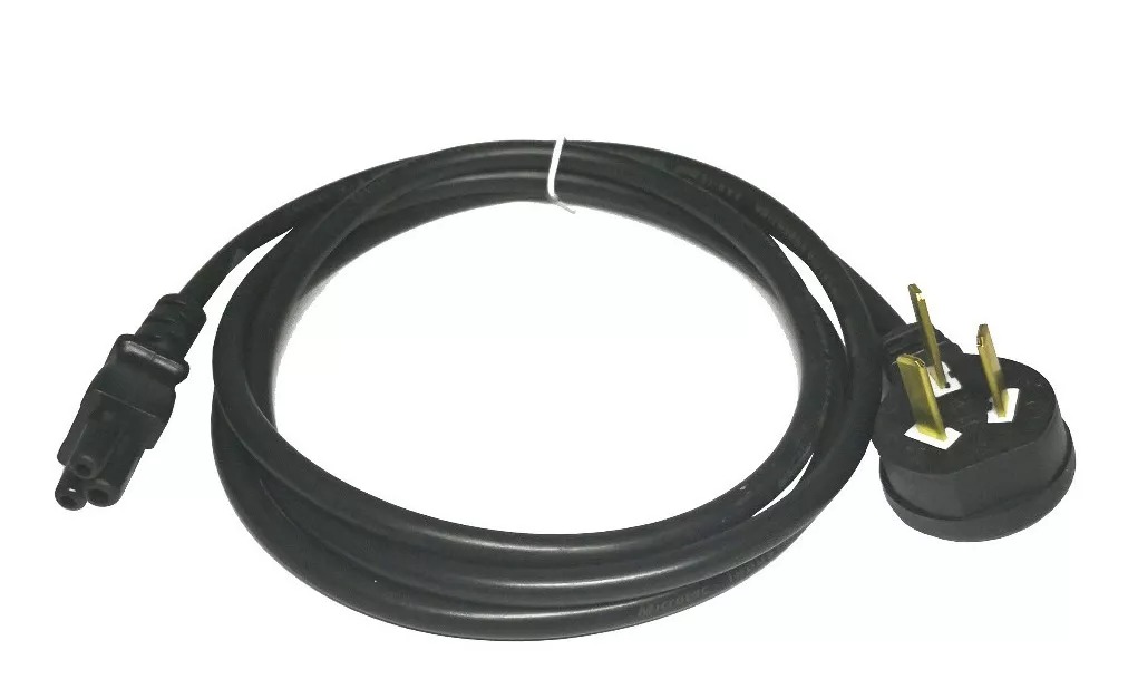 Cable Interlock Tipo trébol para Fuente de Notebook Homologado - Image 2