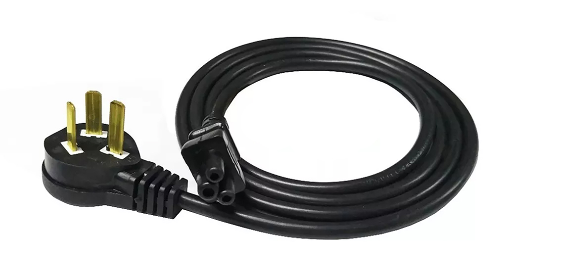 Cable Interlock Tipo trébol para Fuente de Notebook Homologado - Image 3